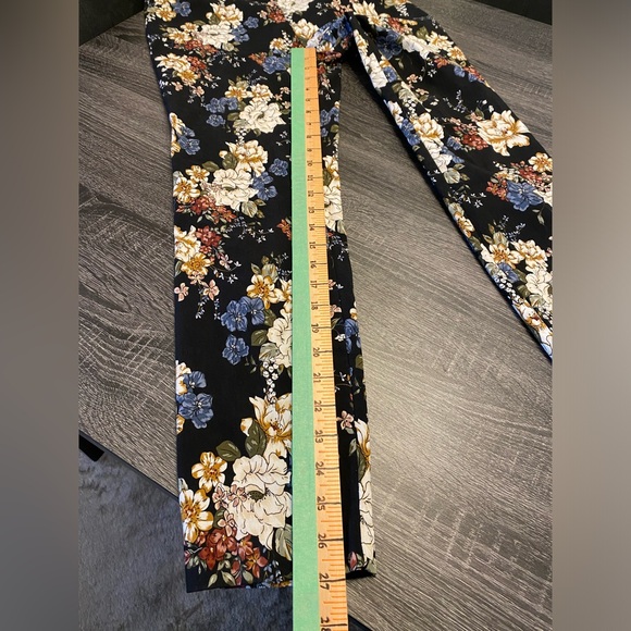 Jules & Leopold floral stretch casual dress ankle pants stretchy sz XL EUC - Picture 9 of 9
